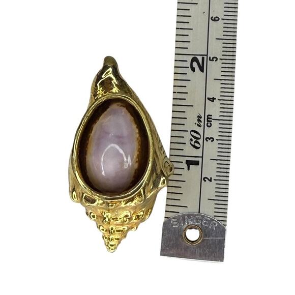 Vintage Swoboda Sea Shell Pendant Rare Piece - Picture 6 of 12